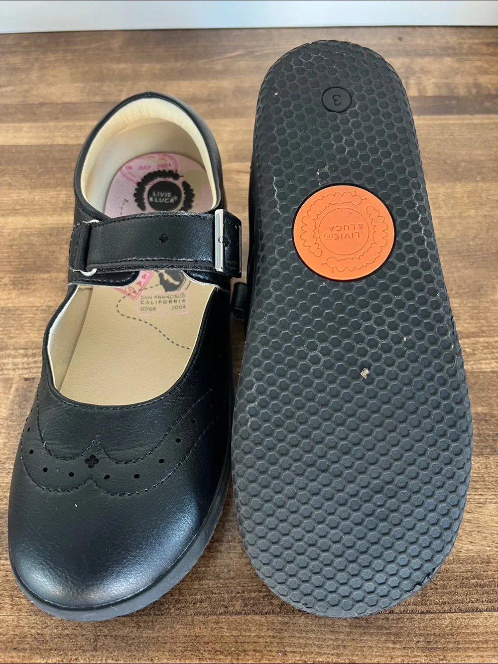 Livie & Luca Black Girls' Mary Jane Dress Shoes with Buckle